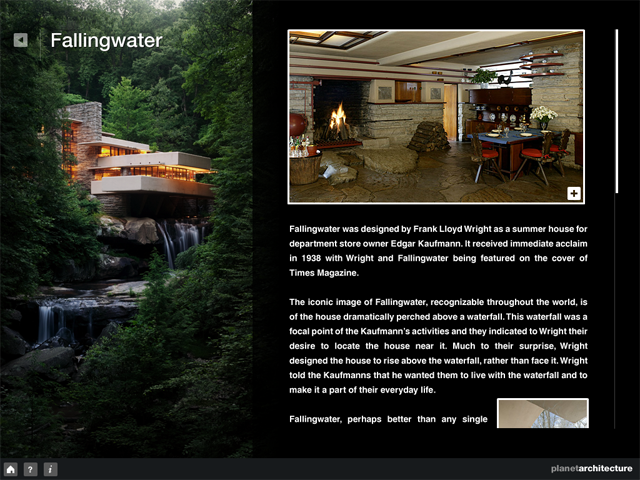 Frank Lloyd Wright - Fallingwater HD - App on Amazon Appstore